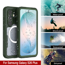 Load image into Gallery viewer, Coque étanche pour Galaxy S26+ Plus [Série Alpine 2.0] [Slim Fit] [Certifié IP68] [Antichoc] [Vert]
