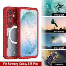 Load image into Gallery viewer, Coque étanche pour Galaxy S26+ Plus [Série Alpine 2.0] [Slim Fit] [Certifié IP68] [Antichoc] [Rouge]
