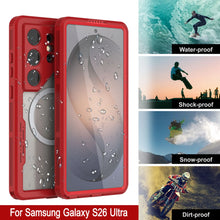 Load image into Gallery viewer, Coque ultra étanche pour Galaxy S26 [Série Alpine 2.0] [Slim Fit] [Certifié IP68] [Antichoc] [Rouge]
