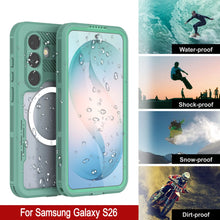 Load image into Gallery viewer, Coque étanche pour Galaxy S26 [Série Alpine 2.0] [Slim Fit] [Certifié IP68] [Antichoc] [Sarcelle]
