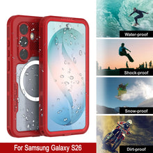 Load image into Gallery viewer, Coque étanche pour Galaxy S26 [Série Alpine 2.0] [Slim Fit] [Certifié IP68] [Antichoc] [Rouge]
