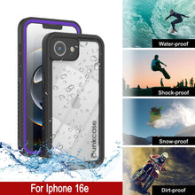 Load image into Gallery viewer, Étui IP68 imperméable iPhone 16E, Punkcase [Lilac] [série StudStar] [Slim Fit] [Dirtoproof]
