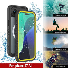 Charger l&#39;image dans la galerie, Couvre-armure d&#39;iPhone 17, punkcase [Extreme Series] Couvercle d&#39;armure avec protecteur d&#39;écran intégré [jaune]
