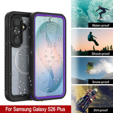 Load image into Gallery viewer, Coque étanche pour Galaxy S26 Plus, Punkcase [Extreme Mag Series] Armor Cover avec protection d'écran intégrée [Violet]
