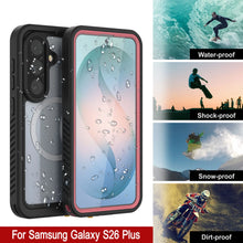 Load image into Gallery viewer, Coque étanche pour Galaxy S26 Plus, Punkcase [Extreme Mag Series] Armor Cover avec protecteur d'écran intégré [Rose]
