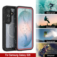 Load image into Gallery viewer, Coque étanche pour Galaxy S26, Punkcase [Extreme Mag Series] Armor Cover avec protecteur d'écran intégré [Rose]
