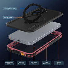 Load image into Gallery viewer, Coque étanche pour Galaxy S26 Plus [Série Kickstud 2.0] Housse de protection IP68 avec protecteur d'écran et béquille [Rose]
