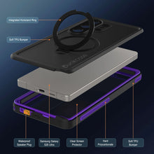 Charger l'image dans la galerie, Coque ultra étanche pour Galaxy S26 [Série Kickstud 2.0] Housse de protection IP68 avec protection d'écran et béquille [Violet]
