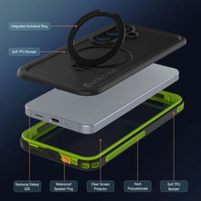 Load image into Gallery viewer, Coque étanche pour Galaxy S26 [Série Kickstud 2.0] Housse de protection IP68 avec protecteur d'écran et béquille [Vert]
