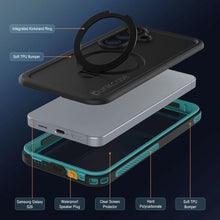 Load image into Gallery viewer, Coque étanche pour Galaxy S26 [Série Kickstud 2.0] Housse de protection IP68 avec protection d'écran et béquille [Sarcelle]
