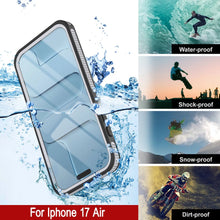 Charger l&#39;image dans la galerie, Coque étanche pour iPhone 17 Air [Série Kickstud 2.0] Housse de protection IP68 avec protecteur d&#39;écran et béquille [Blanc]
