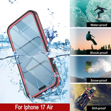 Charger l&#39;image dans la galerie, Coque étanche pour iPhone 17 Air [Série Kickstud 2.0] Housse de protection IP68 avec protecteur d&#39;écran et béquille [Rose]
