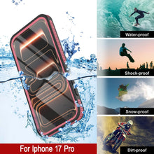Charger l&#39;image dans la galerie, Coque étanche pour iPhone 17 Pro [Série Kickstud 2.0] Housse de protection IP68 avec protecteur d&#39;écran et béquille [Rose]
