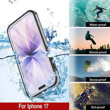 Charger l&#39;image dans la galerie, Coque étanche pour iPhone 17 [Série Kickstud 2.0] Housse de protection IP68 avec protecteur d&#39;écran et béquille [Blanc]
