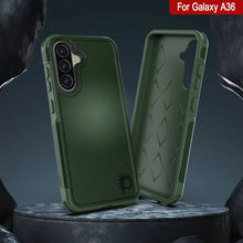 Load image into Gallery viewer, Punkcase Galaxy A36 Case, [Spartan 2.0 Series] Couverture lourde robuste claire [vert foncé]
