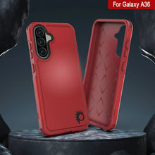 Load image into Gallery viewer, Punkcase Galaxy A36 Case, [Spartan 2.0 Series] Couverture lourde robuste claire [rouge]
