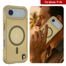 Load image into Gallery viewer, Punkcase iPhone 17 Air Case, [Spartan 2.0 Series] Couverture lourde robuste claire avec protecteur d&#39;écran intégré [jaune]
