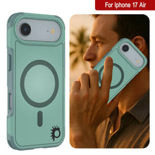 Charger l&#39;image dans la galerie, Punkcase iPhone 17 Air Case, [Spartan 2.0 Series] Couverture lourde robuste claire avec protecteur d&#39;écran intégré [Teal]
