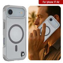 Charger l&#39;image dans la galerie, Punkcase iPhone 17 Air Case, [Spartan 2.0 Series] Couverture lourde robuste claire avec protecteur d&#39;écran intégré [blanc]

