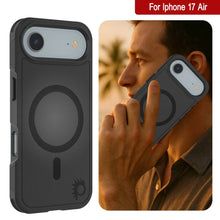 Load image into Gallery viewer, Punkcase iPhone 17 Air Case, [Spartan 2.0 Series] Couverture lourde robuste claire avec protecteur d&#39;écran intégré [noir]
