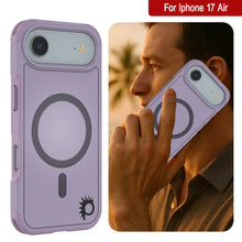 Charger l&#39;image dans la galerie, Punkcase iPhone 17 Air Case, [Spartan 2.0 Series] Couverture lourde robuste claire avec protecteur d&#39;écran intégré [Lilac]
