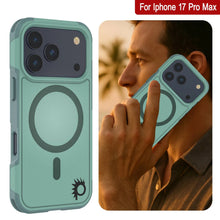 Charger l&#39;image dans la galerie, Punkcase iPhone 17 Pro Max Case, [Spartan 2.0 Series] Couverture lourde robuste claire avec protecteur d&#39;écran intégré [Teal]
