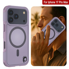 Charger l&#39;image dans la galerie, Punkcase iPhone 17 Pro Max Case, [Spartan 2.0 Series] Couverture lourde robuste claire avec protecteur d&#39;écran intégré [Lilac]

