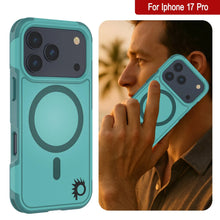 Charger l&#39;image dans la galerie, Punkcase iPhone 17 Pro Case, [Spartan 2.0 Series] Couverture lourde robuste claire avec protecteur d&#39;écran intégré [bleu]

