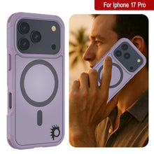 Charger l&#39;image dans la galerie, Punkcase iPhone 17 Pro Case, [Spartan 2.0 Series] Couverture lourde robuste claire avec protecteur d&#39;écran intégré [Lilac]
