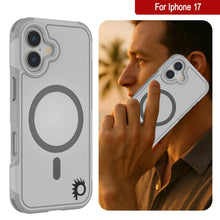 Charger l&#39;image dans la galerie, Punkcase iPhone 17 Case, [Spartan 2.0 Series] Couverture lourde robuste claire avec protecteur d&#39;écran intégré [blanc]
