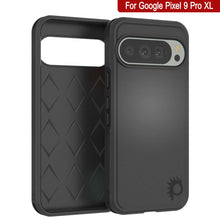 Charger l&#39;image dans la galerie, Punkcase Google Pixel 9 Pro XL Case, [Spartan 2.0 Series] Couverture lourde robuste claire avec protecteur d&#39;écran intégré [noir]
