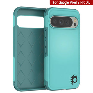 Punkcase Google Pixel 9 Pro XL Case, [Spartan 2.0 Series] Couverture lourde robuste claire avec protecteur d'écran intégré [bleu]