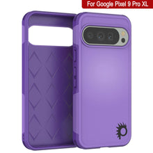 Charger l&#39;image dans la galerie, Punkcase Google Pixel 9 Pro XL Case, [Spartan 2.0 Series] Couverture lourde robuste claire avec protecteur d&#39;écran intégré [Purple]
