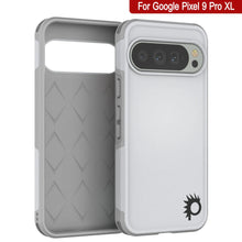 Charger l&#39;image dans la galerie, Punkcase Google Pixel 9 Pro XL Case, [Spartan 2.0 Series] Couverture lourde robuste claire avec protecteur d&#39;écran intégré [blanc]
