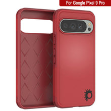 Charger l&#39;image dans la galerie, Punkcase Google Pixel 9 Pro Case, [Spartan 2.0 Series] Couverture lourde robuste claire avec protecteur d&#39;écran intégré [rouge]
