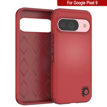 Charger l&#39;image dans la galerie, Punkcase Google Pixel 9 Case, [Spartan 2.0 Series] Couverture lourde robuste claire avec protecteur d&#39;écran intégré [rouge]
