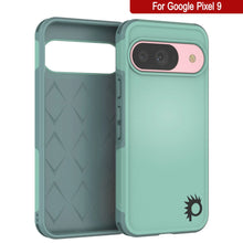 Charger l&#39;image dans la galerie, Punkcase Google Pixel 9 Case, [Spartan 2.0 Series] Couverture lourde robuste claire avec protecteur d&#39;écran intégré [Teal]
