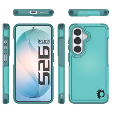 Load image into Gallery viewer, PunkCase Coque pour Galaxy S26+ Plus [Série Spartan 2.0] Coque transparente robuste et résistante [Bleu clair]
