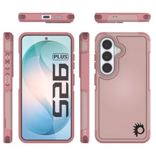 Load image into Gallery viewer, PunkCase Coque pour Galaxy S26+ Plus [Série Spartan 2.0] Coque transparente robuste et résistante [Rose]
