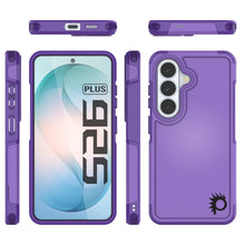 Load image into Gallery viewer, PunkCase Coque pour Galaxy S26+ Plus [Série Spartan 2.0] Coque transparente robuste et résistante [Violet]
