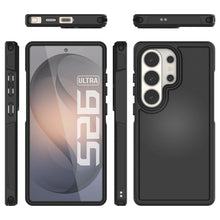 Charger l'image dans la galerie, PunkCase Coque pour Galaxy S26 Ultra [Série Spartan 2.0] Coque transparente robuste et résistante [Noir]
