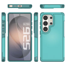 Load image into Gallery viewer, PunkCase Coque pour Galaxy S26 Ultra [Série Spartan 2.0] Coque transparente robuste et résistante [Bleu clair]
