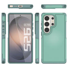 Charger l'image dans la galerie, PunkCase Coque pour Galaxy S26 Ultra [Série Spartan 2.0] Coque transparente robuste et résistante [Bleu sarcelle]
