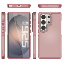Charger l'image dans la galerie, PunkCase Coque pour Galaxy S26 Ultra [Série Spartan 2.0] Coque transparente robuste et résistante [Rose]
