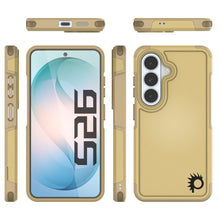 Load image into Gallery viewer, PunkCase Coque pour Galaxy S26 [Série Spartan 2.0] Coque transparente robuste et résistante [Jaune]
