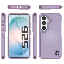 Load image into Gallery viewer, PunkCase Coque pour Galaxy S26 [Série Spartan 2.0] Coque transparente robuste et résistante [Lilas]
