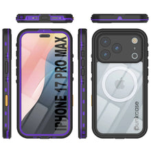 Charger l&#39;image dans la galerie, Étui IP68 imperméable iPhone 17 Pro Max, Punkcase [Purple] [série StudStar] [Slim Fit] [Dirtoproof]
