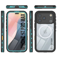 Load image into Gallery viewer, Étui IP68 imperméable iPhone 17 Pro Max, Punkcase [Teal] [série StudStar] [Slim Fit]
