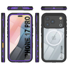 Load image into Gallery viewer, Étui IP68 imperméable iPhone 17 Pro, Punkcase [Purple] [série StudStar] [Slim Fit] [Dirtoproof]
