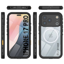 Load image into Gallery viewer, Étui IP68 imperméable iPhone 17 Pro, Punkcase [Black] [série StudStar] [Slim Fit]
